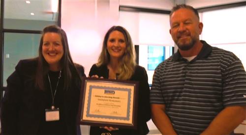Fall 2024 Safety Leadership Award- Smithfield Elementary